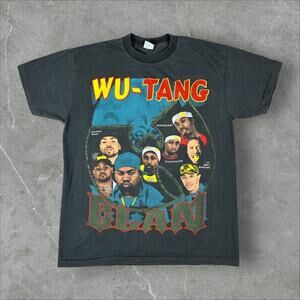 Vintage 90's Wu-Tang Clan Size Large Rap Hip-Hop Single Stitch Reprint T-Shirt